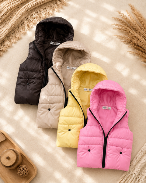 Дитяча жилетка з плащівки  Puffer vest  фото